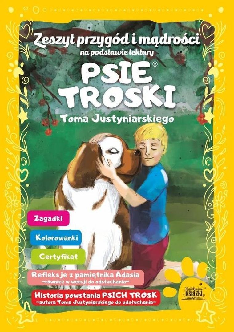 Zeszyt Przygód i mądrości na podstawie lektury Psie troski