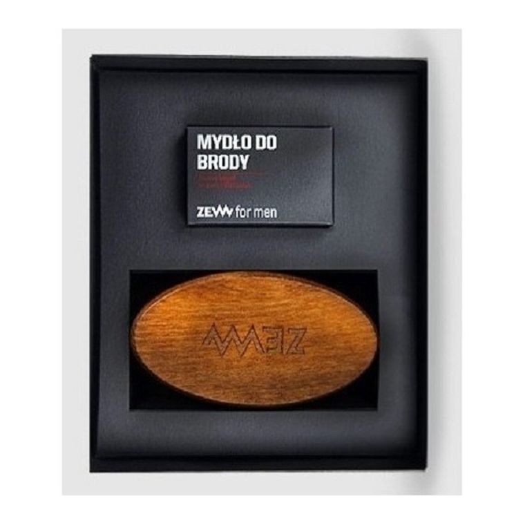 Zew For Men, Pakiet Brodacza, zestaw: mydło do brody, 85 ml + Szczotka Brodacza szczotka do profesjonalnej pielęgnacji zarostu