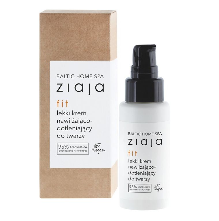 Ziaja, Baltic Home Spa Fit, lekki krem nawilżająco-dotleniający do twarzy, 50 ml