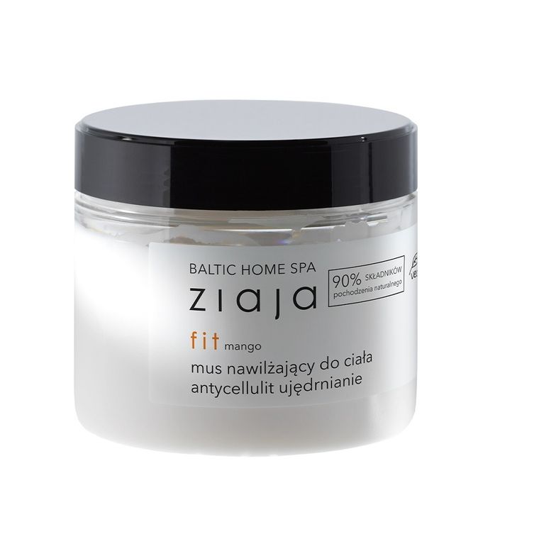 Ziaja, Baltic Home Spa Fit mus nawilżający do ciała, antycellulitowy i ujędrniający, Mango, 300 ml