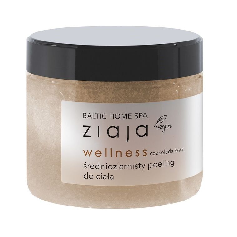 Ziaja, Baltic Home Spa Wellness, średnioziarnisty peeling do ciała,Czekolada Kawa, 300 ml