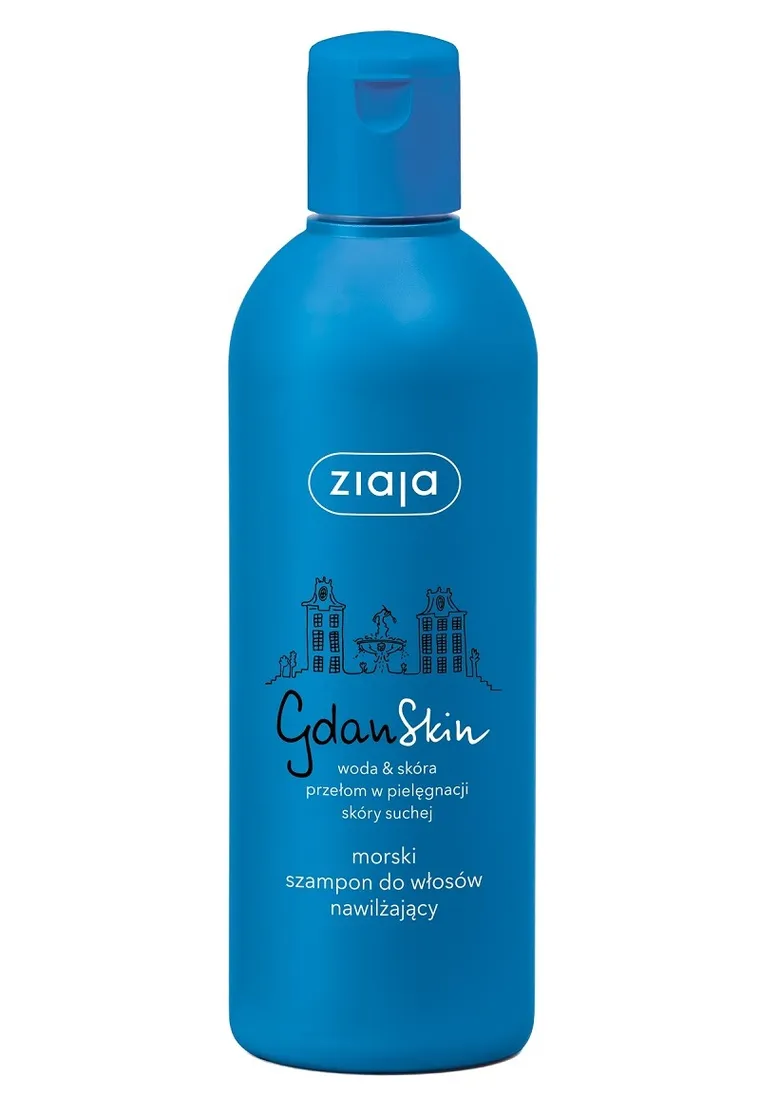 Ziaja, GdanSkin, morski szampon nawilżający do włosów, 300 ml