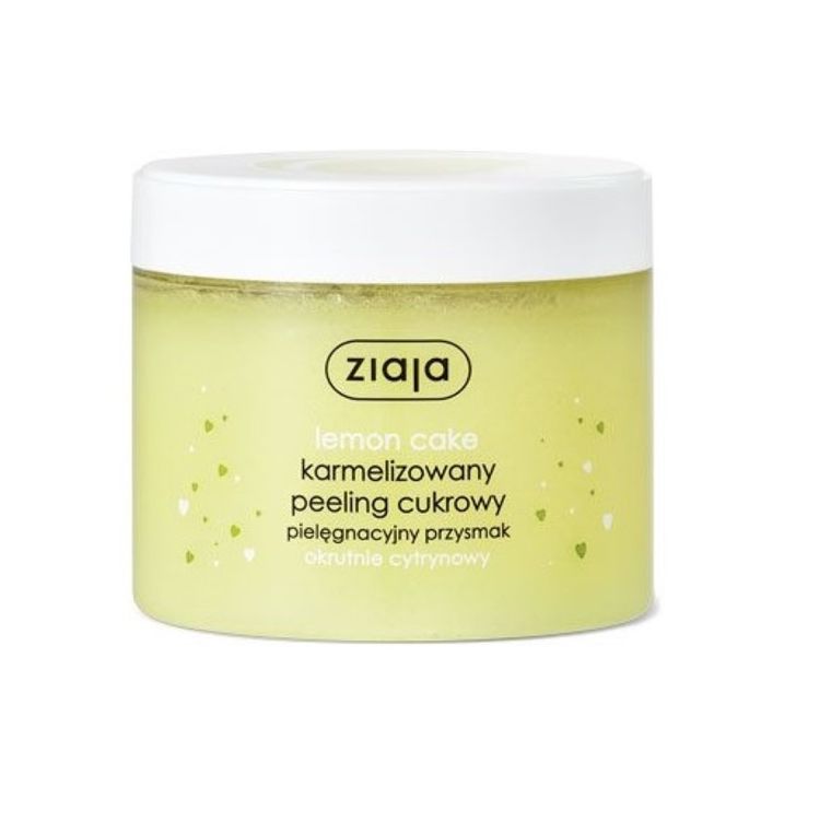 Ziaja, karmelizowany peeling cukrowy, Lemon Cake, 300 ml