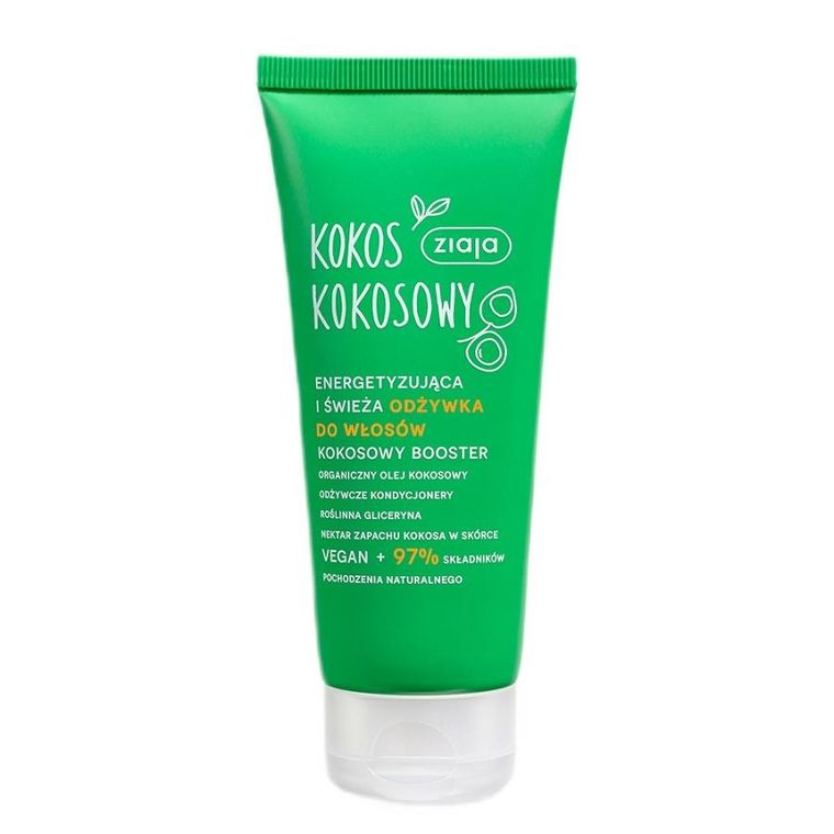 Ziaja, Kokos Kokosowy, energetyzująca i świeża odżywka do włosów, 100 ml