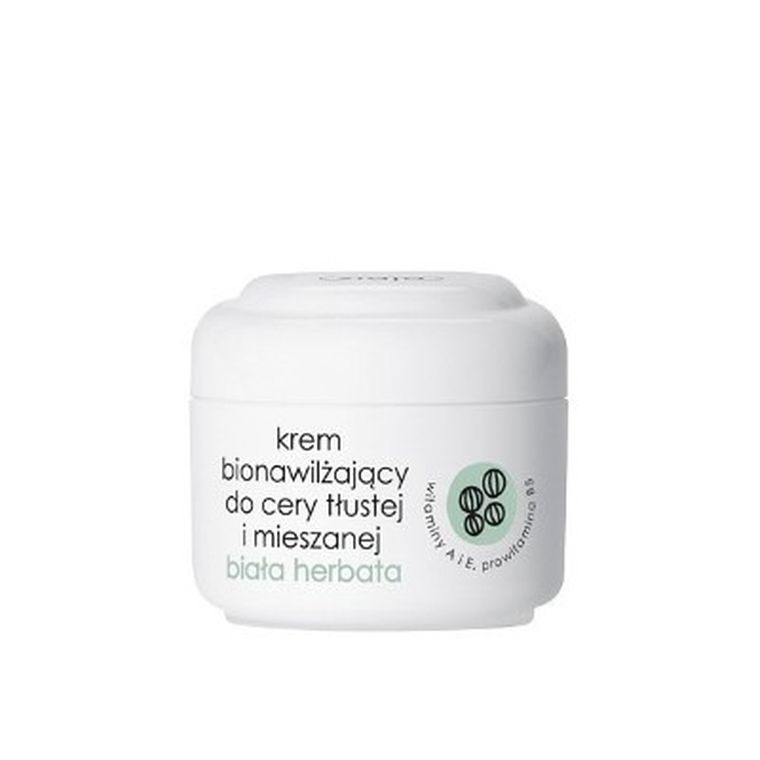 Ziaja, krem bionawilżający, biała herbata, 50 ml