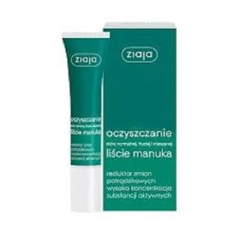Ziaja, Liście Manuka Oczyszczanie, reduktor zmian potrądzikowych, 15 ml