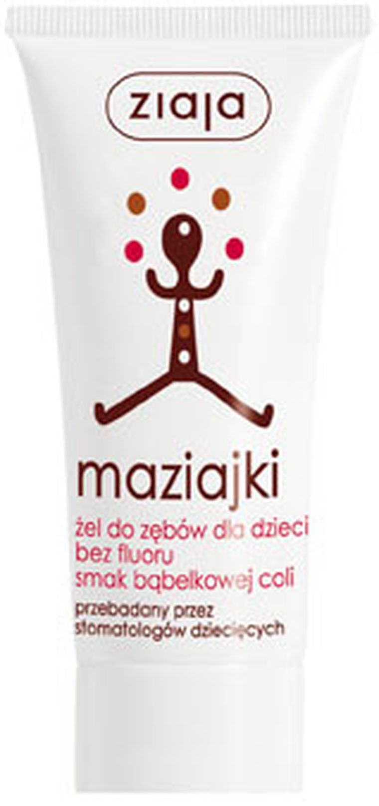 Ziaja, Maziajki, żel do zębów bąbelkowa cola, 50 ml