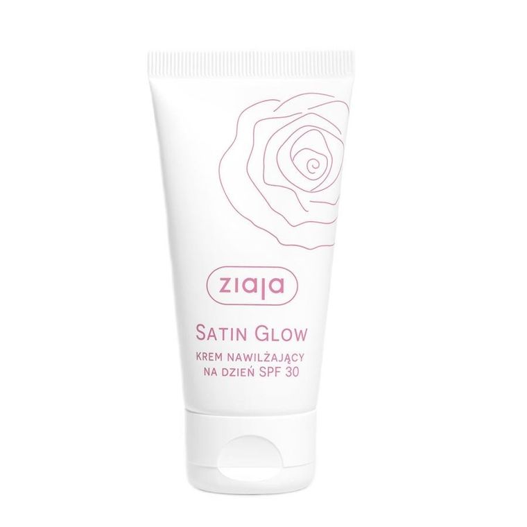 Ziaja, Satin Glow, krem nawilżający na dzień SPF30, 50 ml