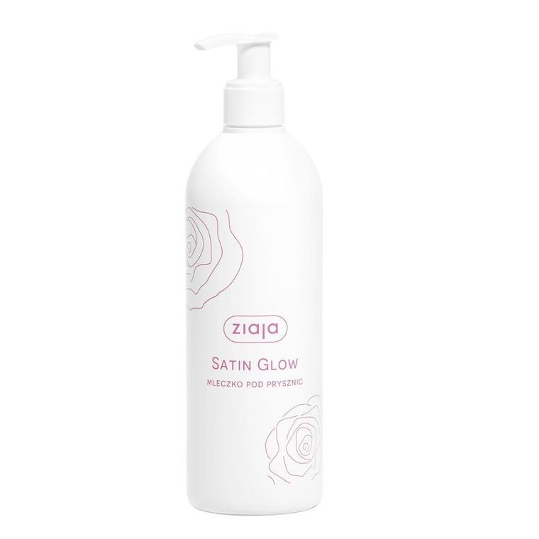 Ziaja, Satin Glow, mleczko pod prysznic, 390 ml