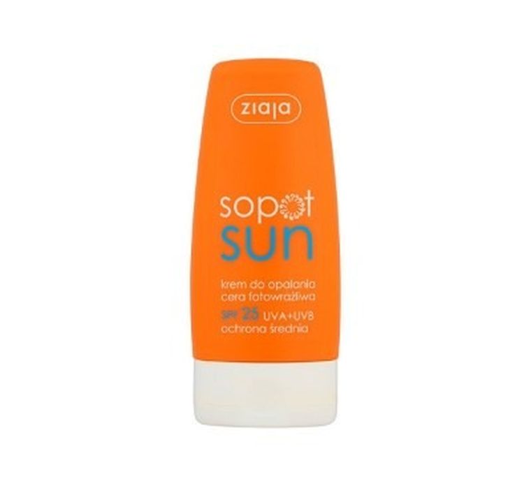 Ziaja, Sopot Sun, krem do cery fotowrażliwej SPF 25, 60 ml