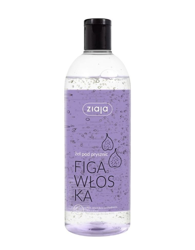 Ziaja, Vegan, żel pod prysznic, Figa Włoska, 500 ml