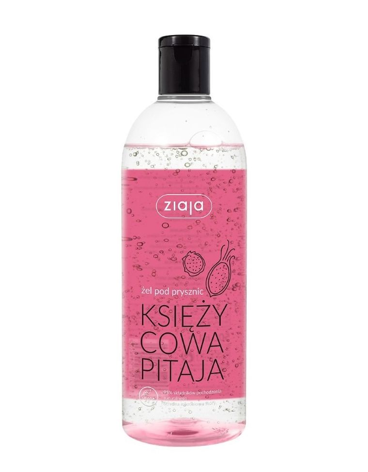 Ziaja, Vegan, żel pod prysznic, Księżycowa Pitaja, 500 ml