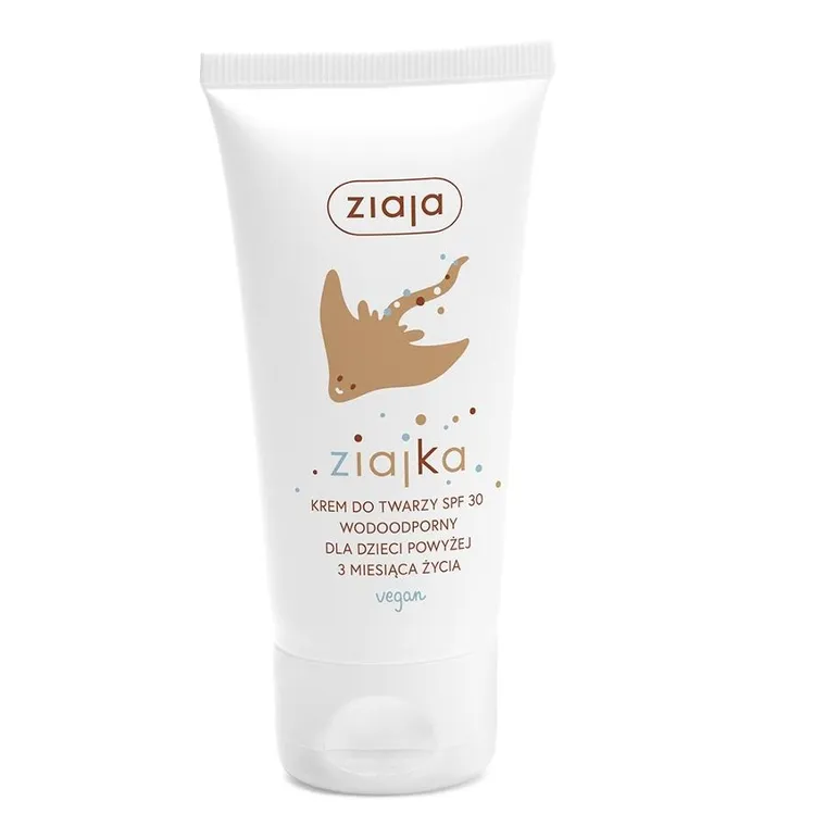Ziaja, Ziajka, krem do twarzy SPF30, wodoodporny dla dzieci powyżej 3 miesiąca życia, 50 ml