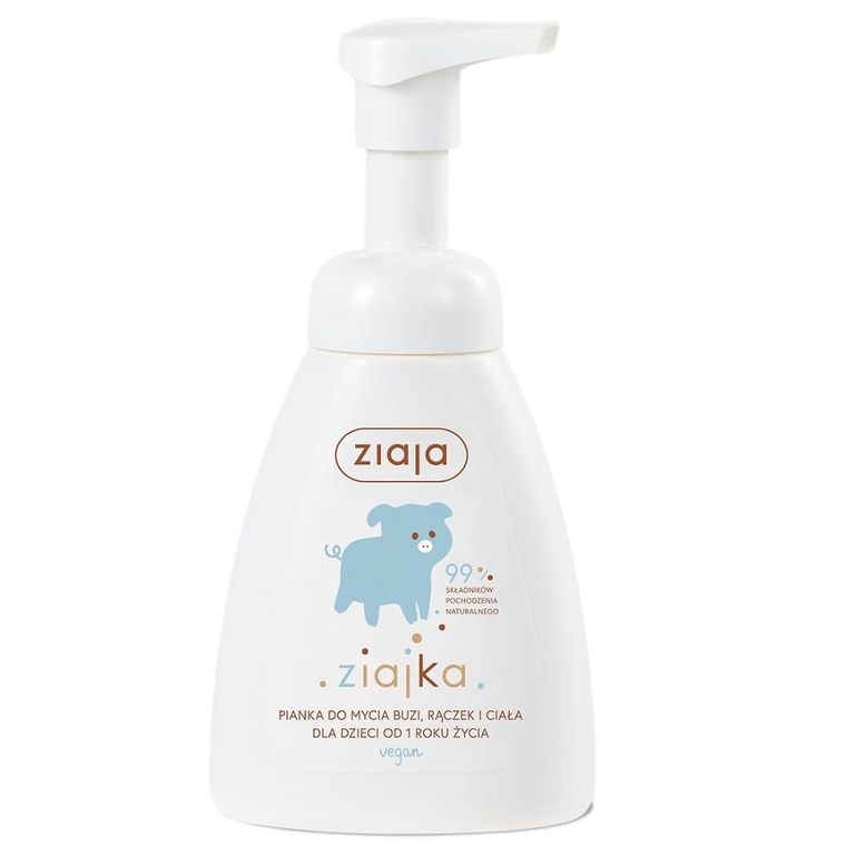 Ziaja, Ziajka, pianka do mycia buzi rączek i ciała, 250 ml