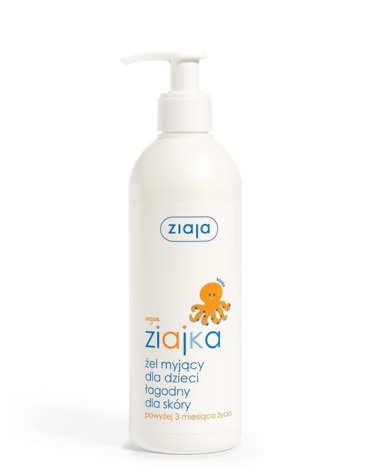 Ziajka, żel myjący dla dzieci łagodny dla skóry, 300 ml