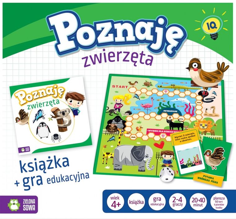 Zielona Sowa, IQ - Poznaję zwierzęta, gra edukacyjna