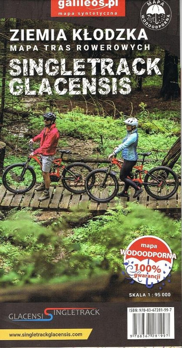 Ziemia Kłodzka. Mapa tras rowerowych 2023