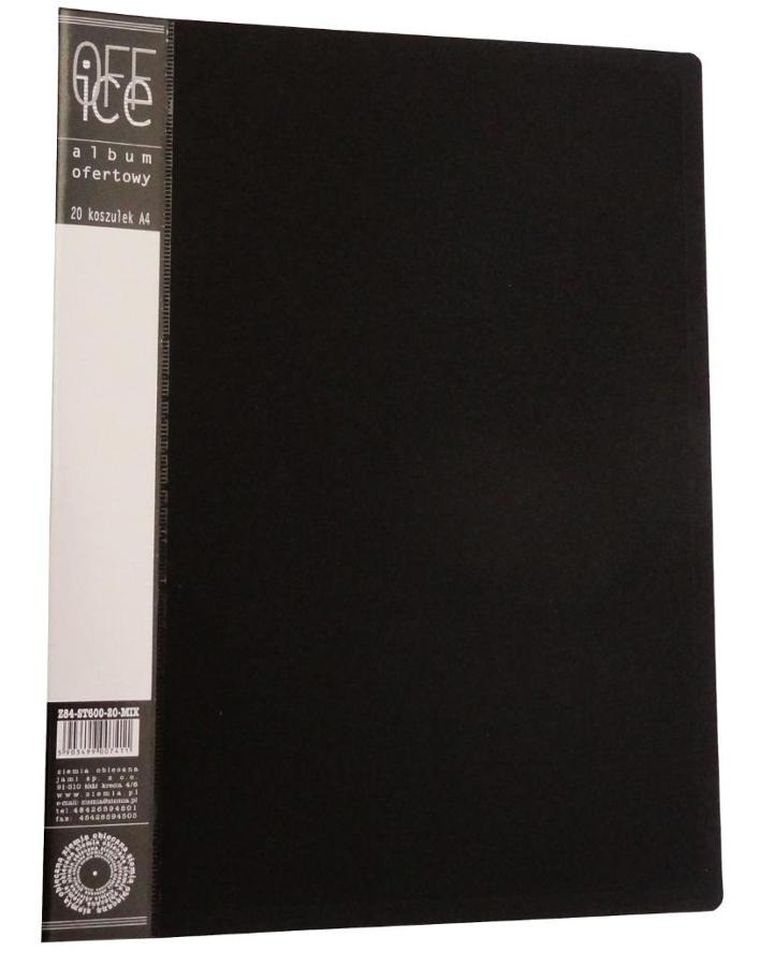 Ziemia Obiecana, album ofertowy, A4, 20 koszulek