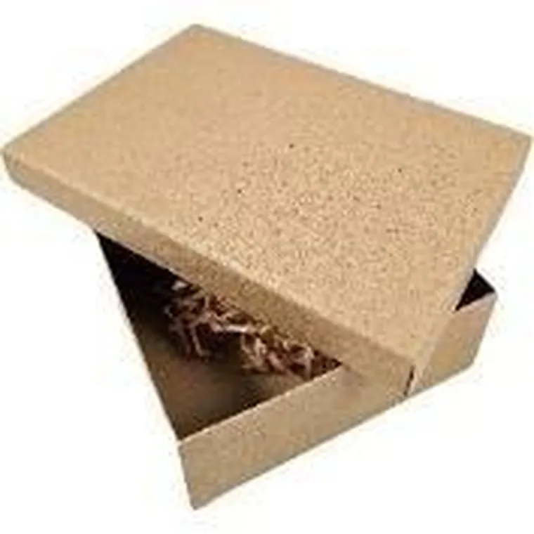 Ziemia Obiecana, pudełko prezentowe, kraft, beżowe, 23-16-6,5 cm