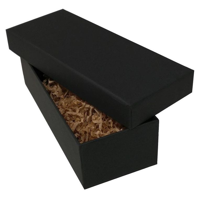 Ziemia Obiecana, pudełko prezentowe, kraft, czarne, 20-8-5,5 cm