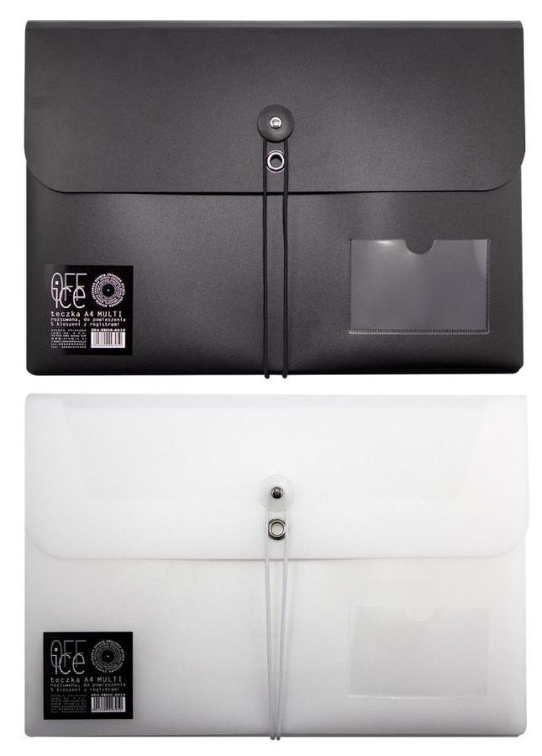 Ziemia Obiecana, teczka rozsuwana, A4, 5 kieszeni z registrami, 1 szt.