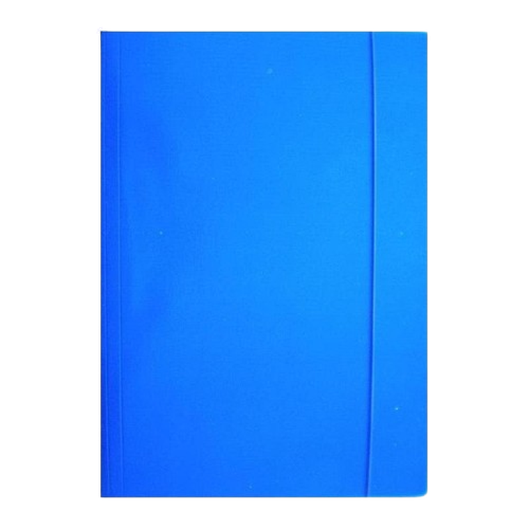 Ziemia Obiecana, teczka z gumką, A4, błyszcząca, granatowa, 1 szt.