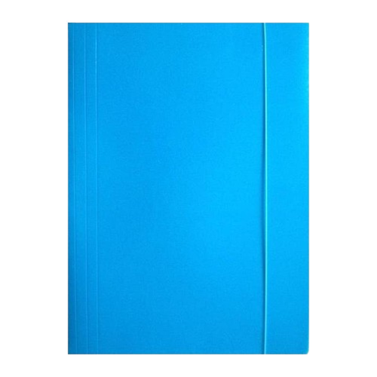 Ziemia Obiecana, teczka z gumką, A4, błyszcząca, niebieska, 1 szt.