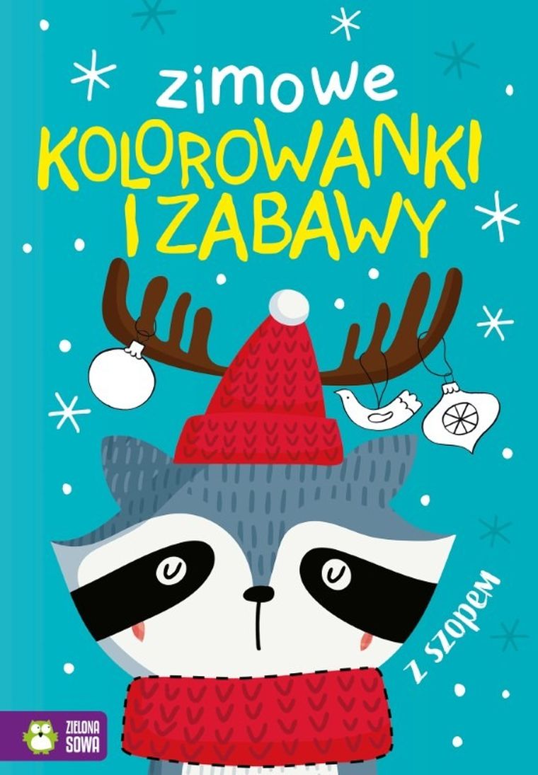 Zimowe kolorowanki i zabawy z szopem