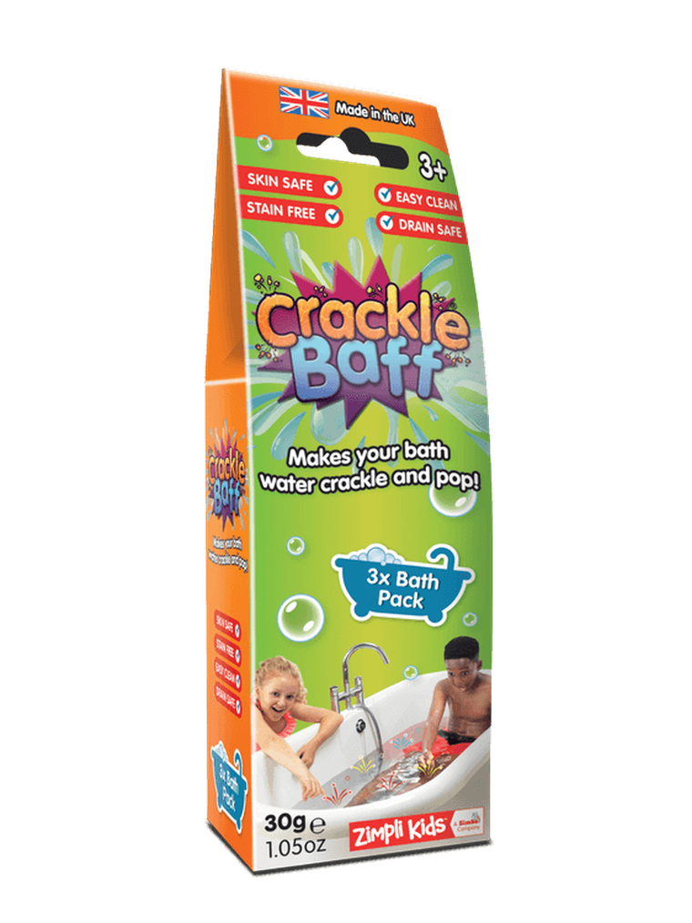 Zimpli, Crackle Baff Colours, strzelający proszek do kąpieli, 3 użycia, 3 kolory