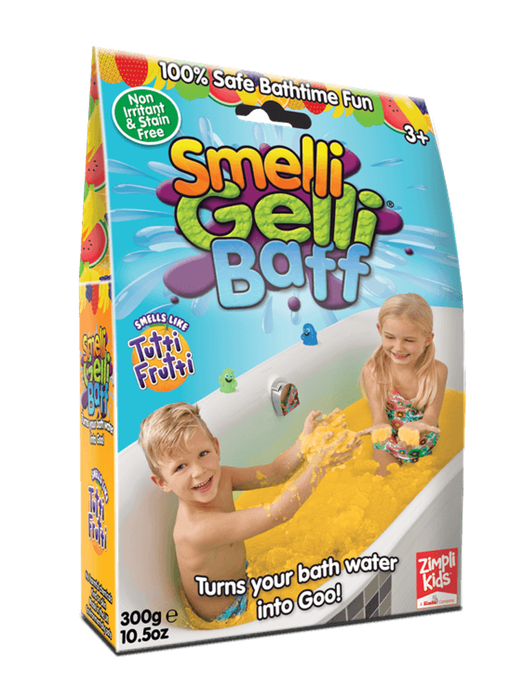 Zimpli, Gelli Baff, magiczny proszek do kąpieli, Smelli, tutti frutti