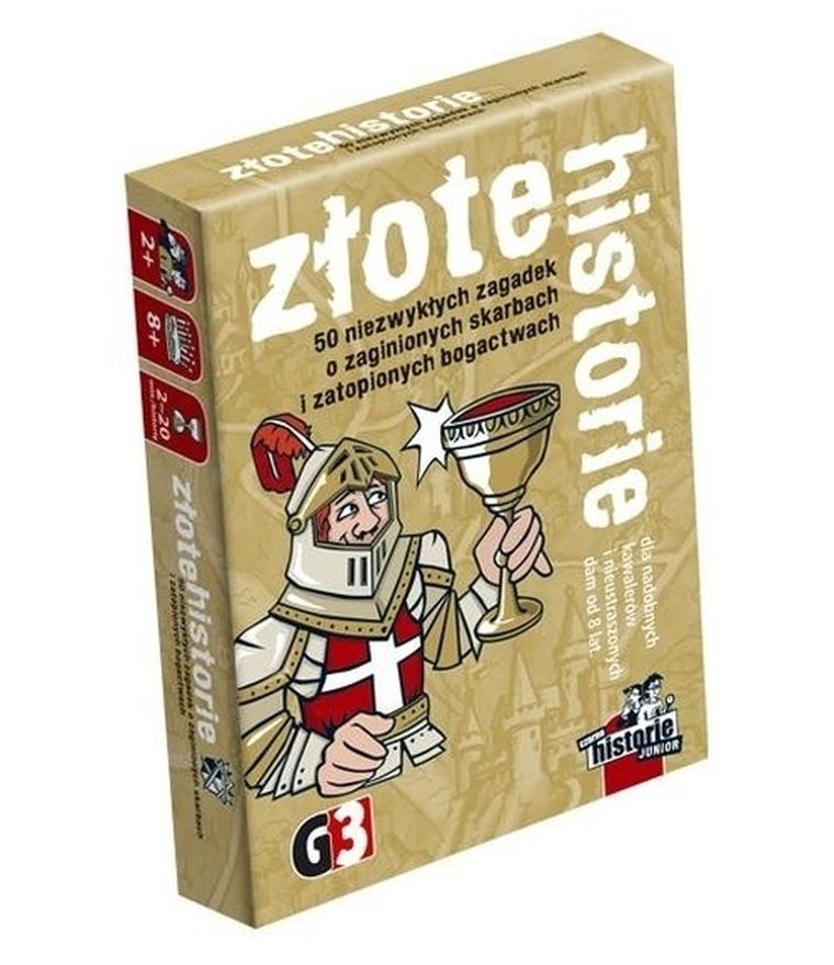 Złote historie, 50 zagadek o zaginionych skarbach, gra karciana