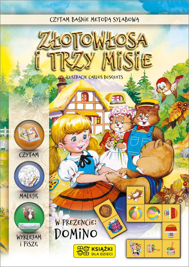 Złotowłosa i trzy misie + domino