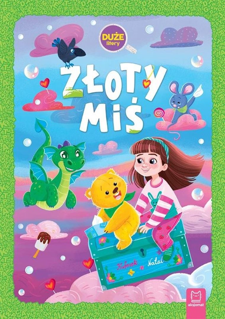 Złoty miś. Duże litery