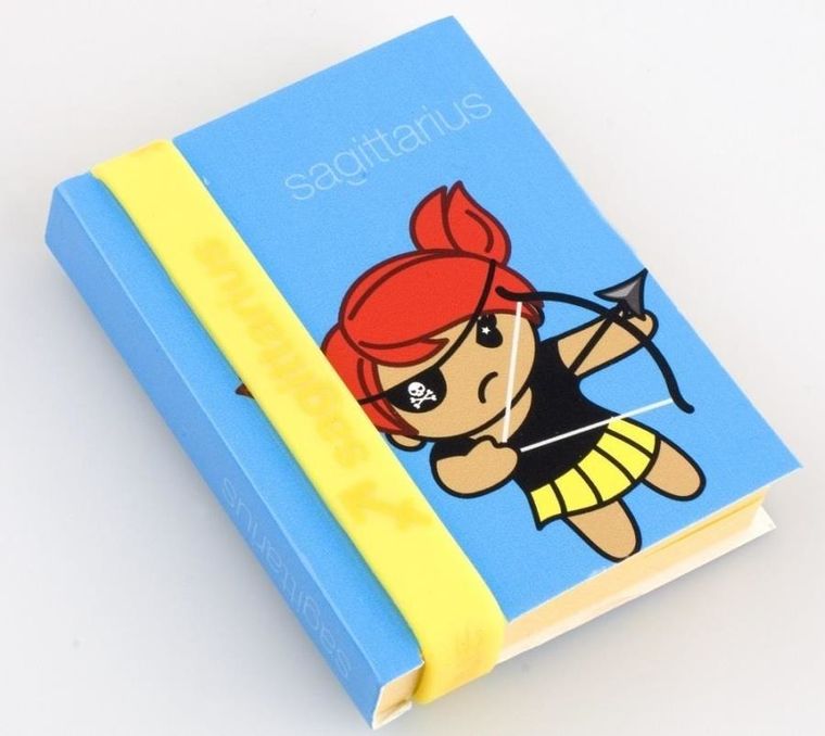 Zodiak, notatnik z opaską na rękę, Strzelec, 1 szt.