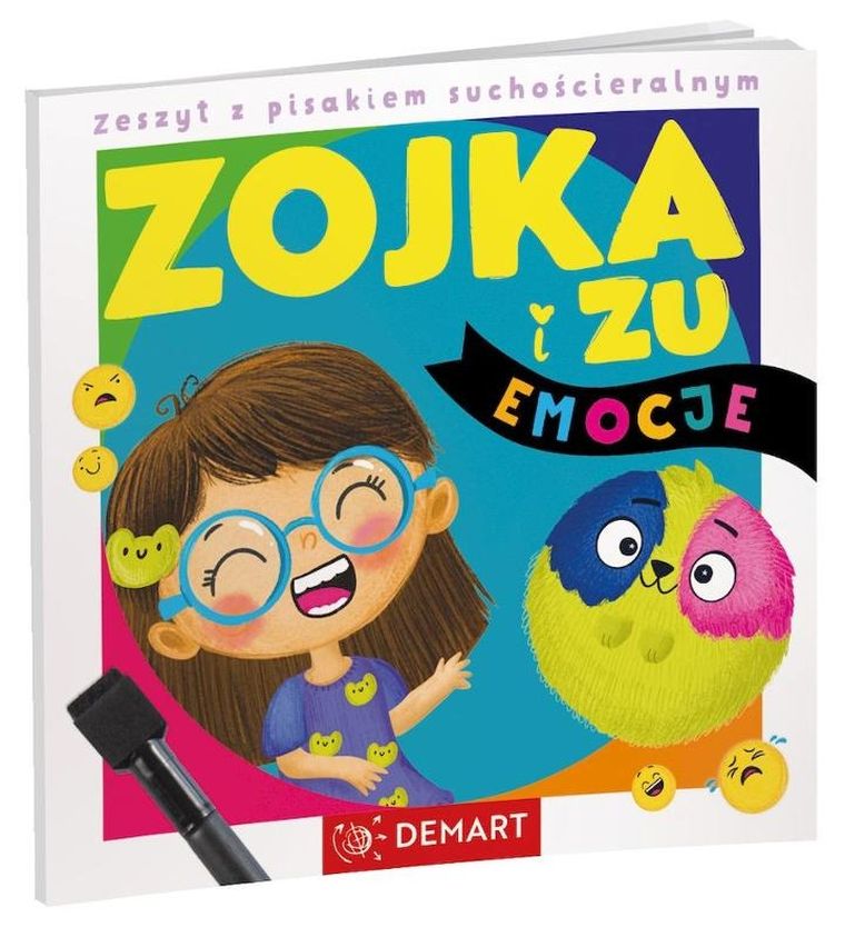 Zojka i Zu. eMOCje. Zeszyt z pisakiem suchościeralnym