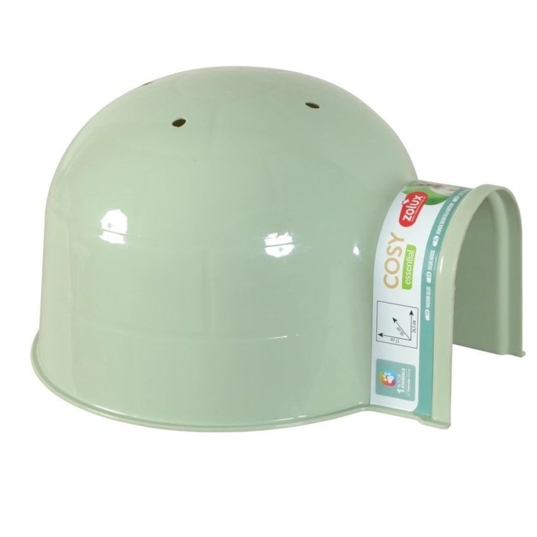 Zolux, Cosy, domek igloo dla gryzonia, plastikowy, duży, zielony