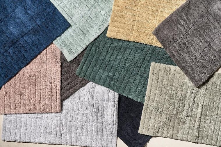 Zone Denmark, dywanik łazienkowy, 50-80 cm, Tiles Antracyt