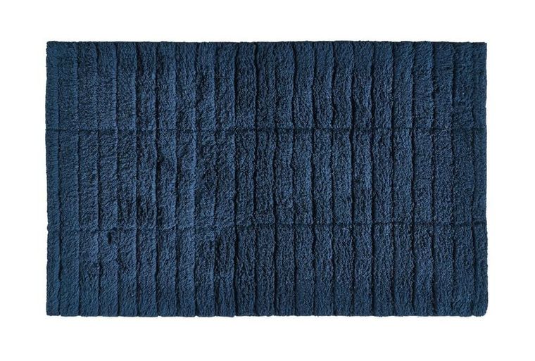 Zone Denmark, dywanik łazienkowy, 50-80 cm, Tiles Dark, blue