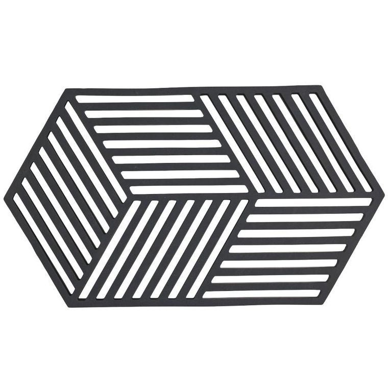 Zone Denmark, Hexagon, podkładka pod naczynia, black, 24 cm
