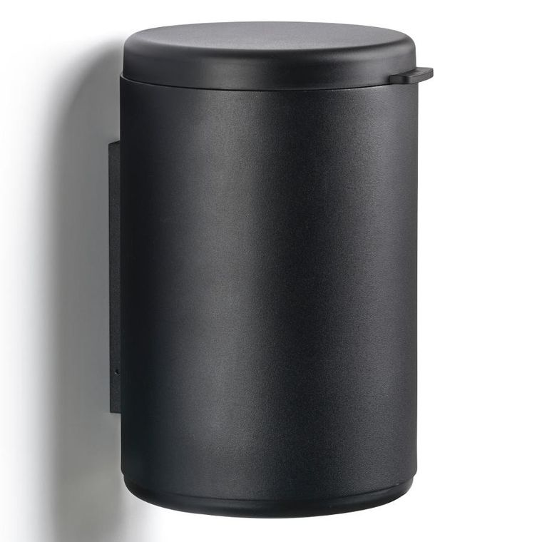 Zone Denmark, Rim, ścienny kosz łazienkowy, Black, 3,3l