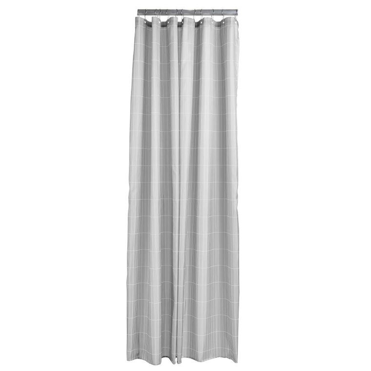 Zone Denmark, Tiles, zasłona prysznicowa, soft grey