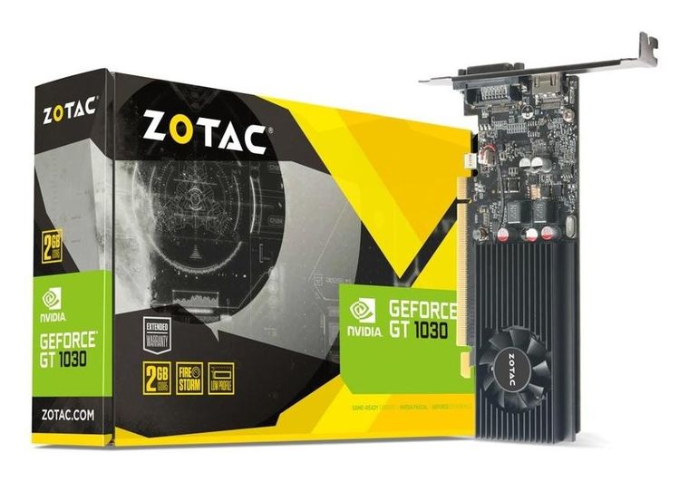 Zotac, karta graficzna, GT 1030 LP 2GB GDDR5 64b DVI-D HDMI