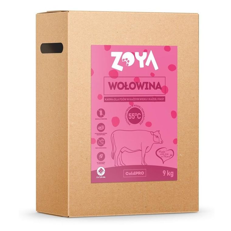 Zoya, Coldpro, Wołowina, sucha karma dla psa, 9kg