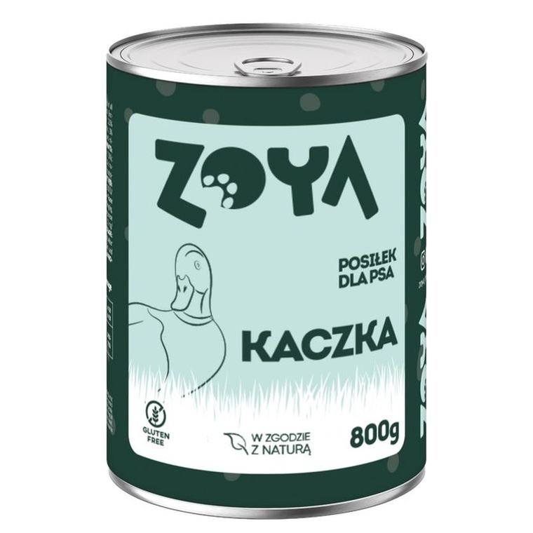 Zoya, kaczka, karma mokra dla psów, 800g