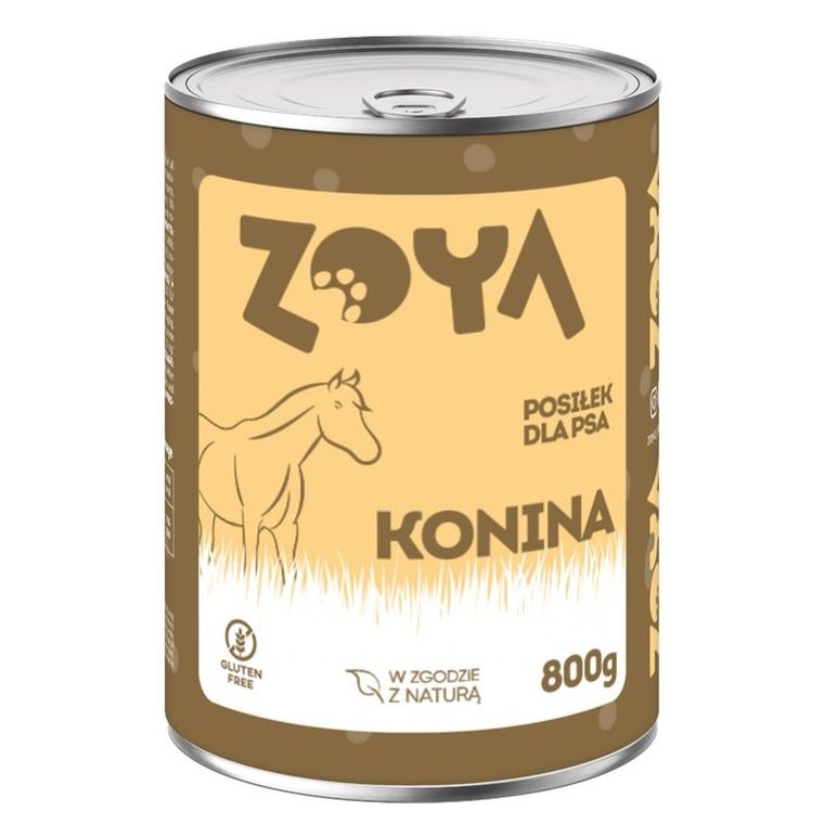 Zoya, konina, karma mokra dla psów, 800g