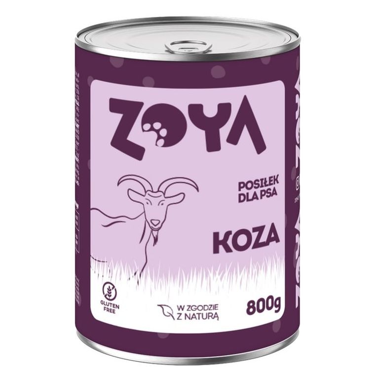 Zoya, koza, karma mokra dla psów, 800g