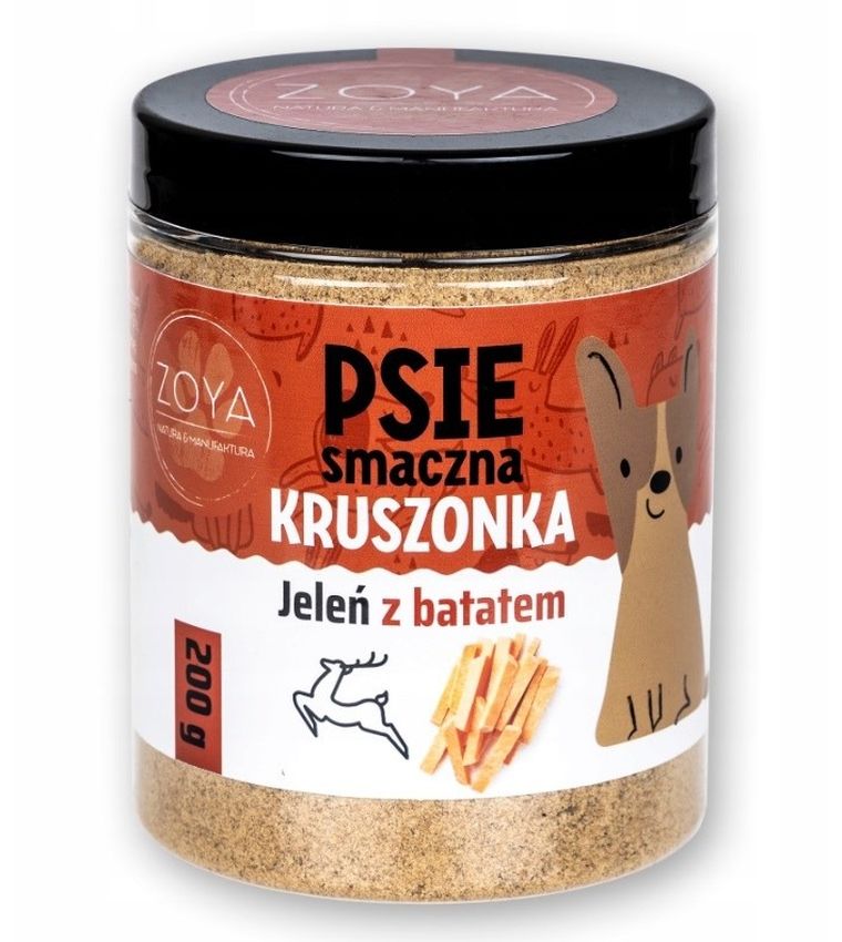 Zoya, Kruszonka Jeleń, Przysmak dla psów, 200g