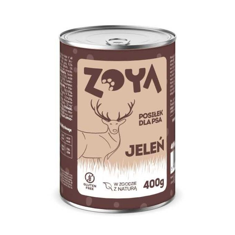 Zoya, mokra karma dla psa, jeleń, 400g