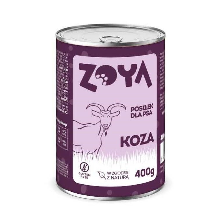 Zoya, mokra karma dla psa, koza, 400g