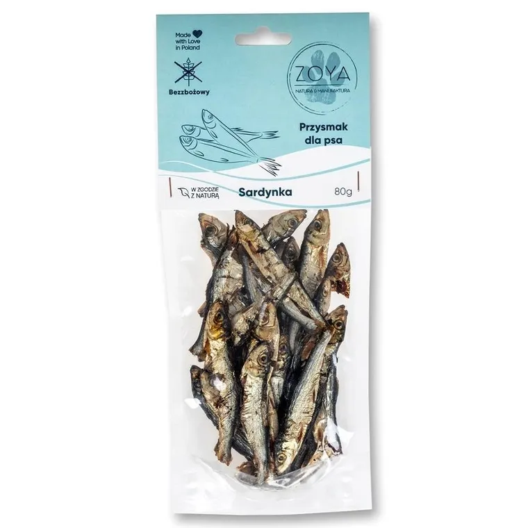 Zoya, Sardynka, przysmak dla psa, 80g
